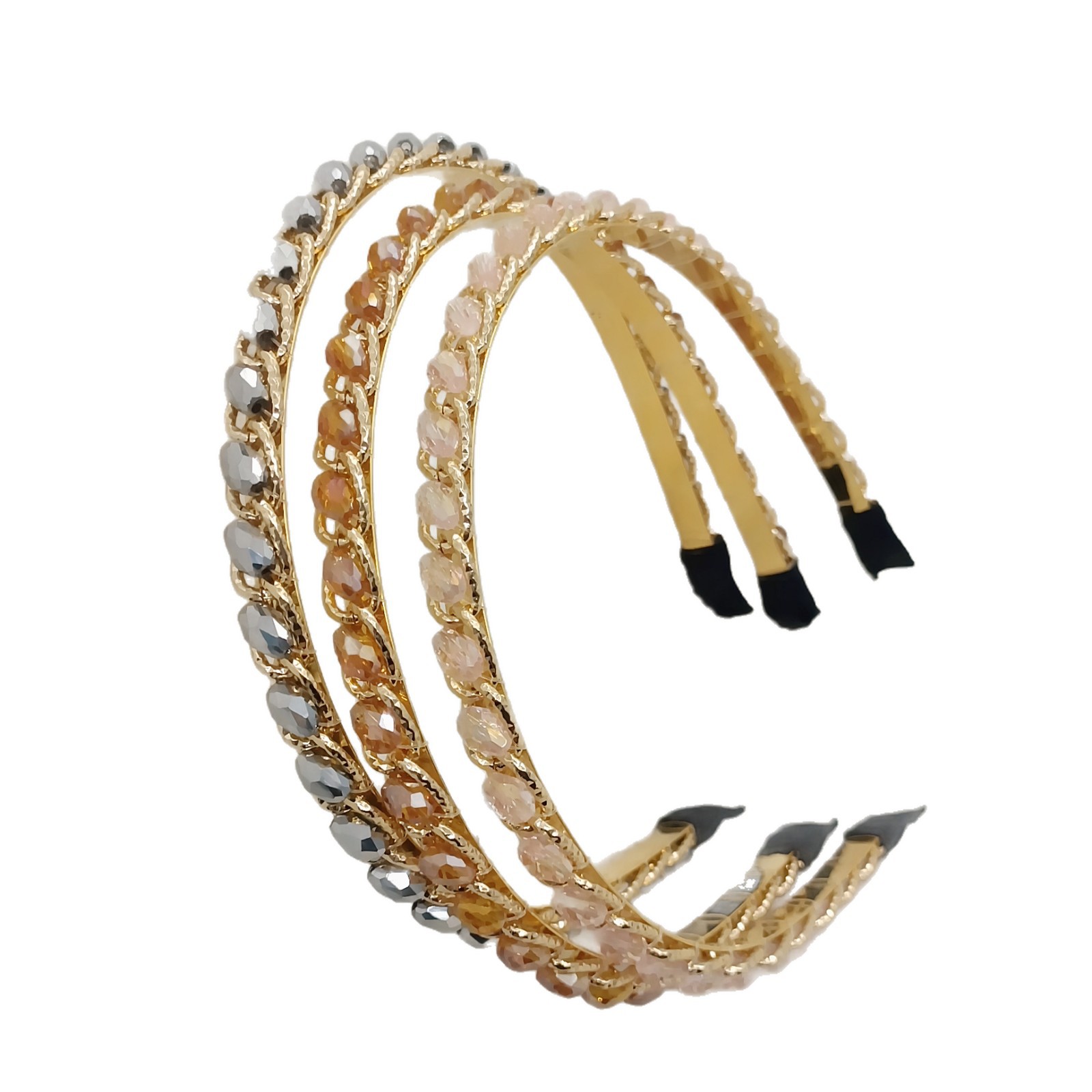Diadema de Cristal Barroco de Cristal Artificial, Artesanal, Con Perlas, para Mujer