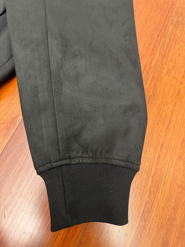 正确版本现货高品质V家新款彩钻字母麂皮夹克棒球服外套男女同款|undefined