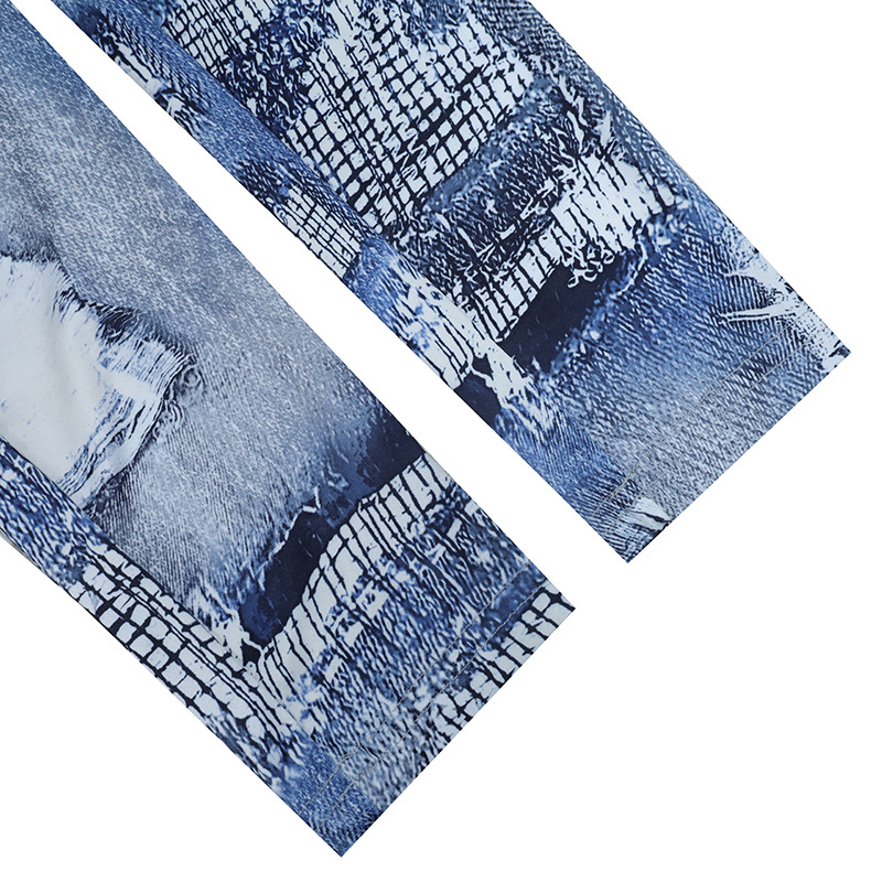 Sexy Sexy Women Clothing Trendy Printing Gallus Siamese Trousers Stretch Slim Jumpsuit