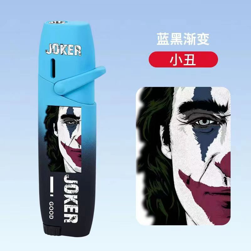 blue and black clown