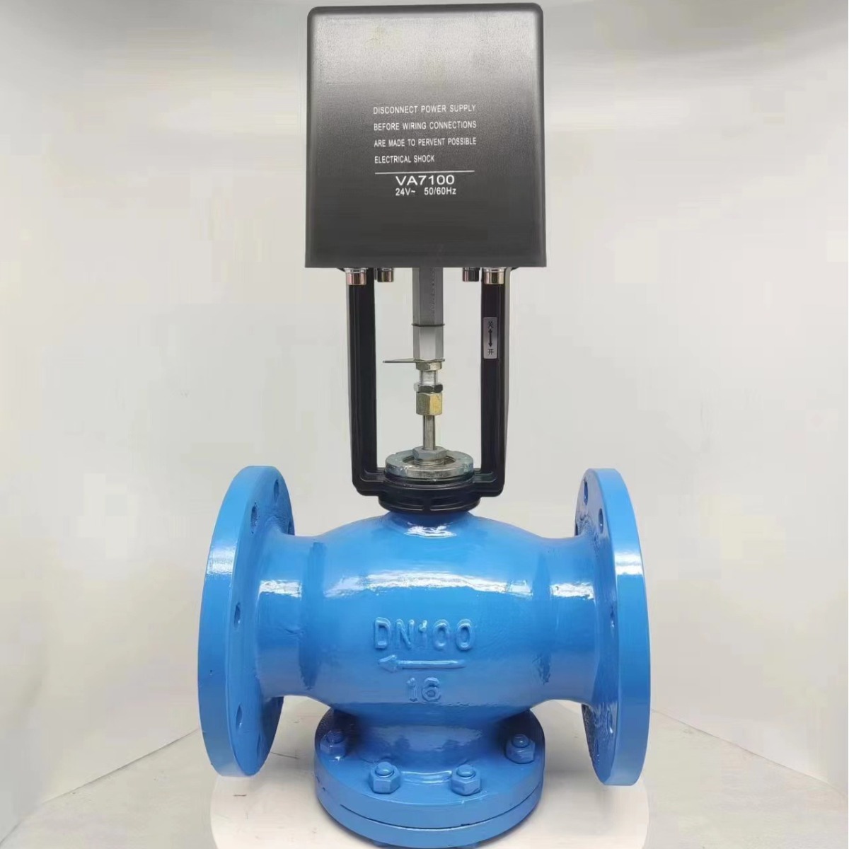 电动单座调节阀两通两通控制压差DN100智能控制