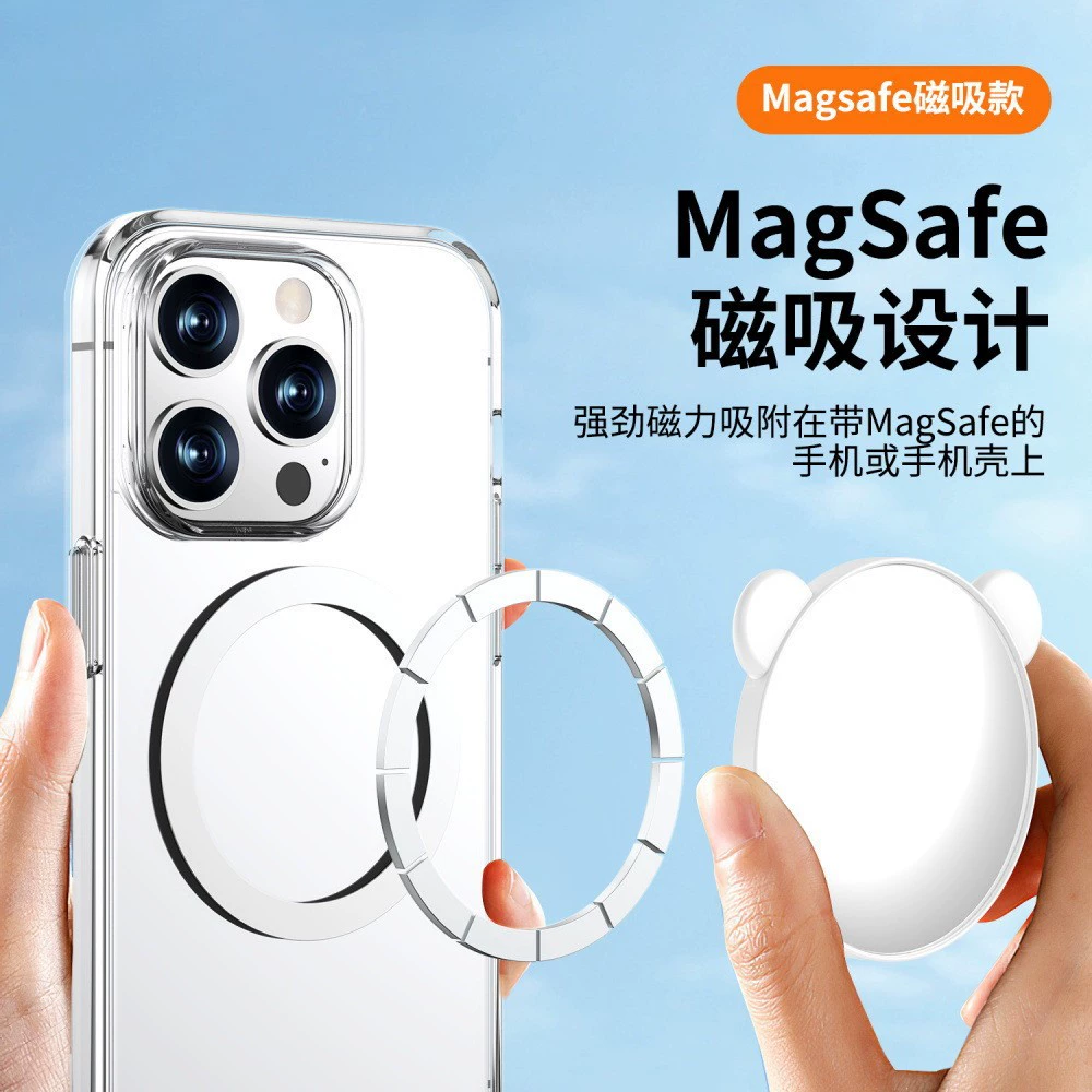 Зеркало для селфи на мобильный телефон с магнитным поглощением MagSafe из алюминиевого сплава, задняя камера, вспомогательный артефакт высокой четкости, рефлектор для прямой трансляции