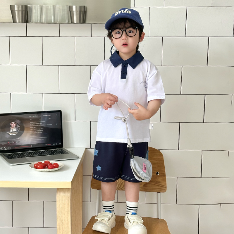 Children's Shorts Boys' Pants Summer Thin 2025 Summer New Boys' Summer Pure Cotton Mid-Length Loose Casual Pants