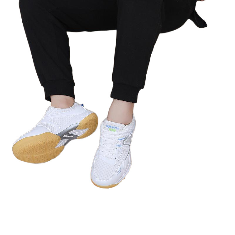 Nuevos zapatos de bádminton para hombres, zapatos de tenis de mesa, zapatos de entrenamiento de tenis, zapatos de tenis de mujer, ultraligeros, amortiguadores, antideslizantes
