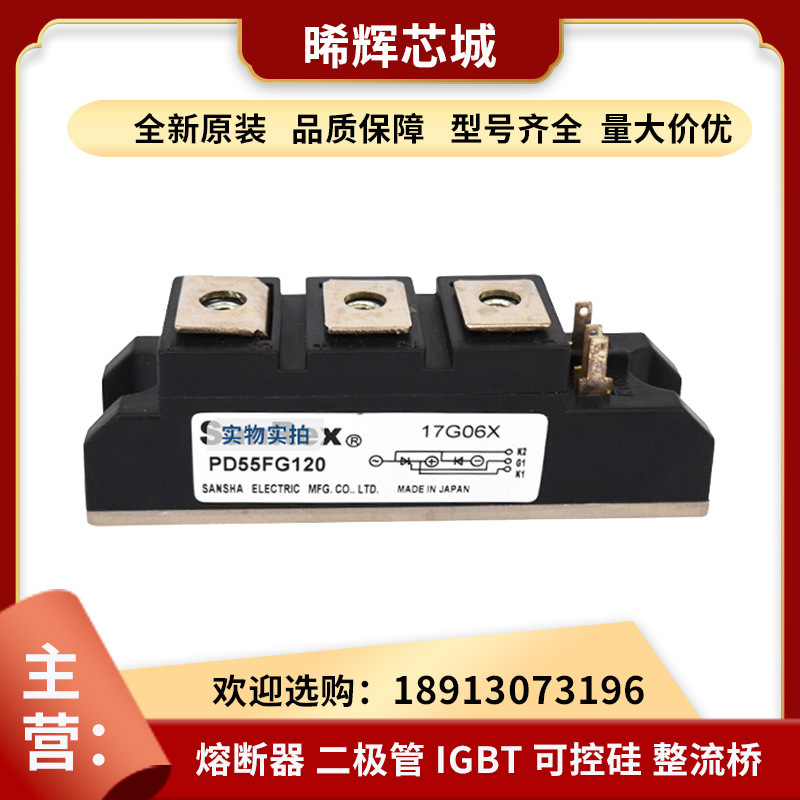 PD55FG120 PD55FG40 PD55FG80 可控硅模块 型号齐全 全新原装现货