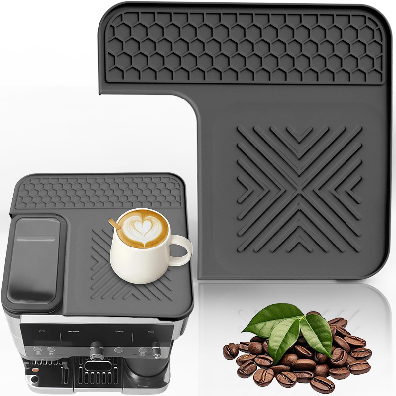 Cross-Border New Product Silicone Coffee Machine Top Cover Pad Pressing Powder Tool Pad to Protect the Top Anti-Scratch and Anti-Slip Water Cup Drain Pad
