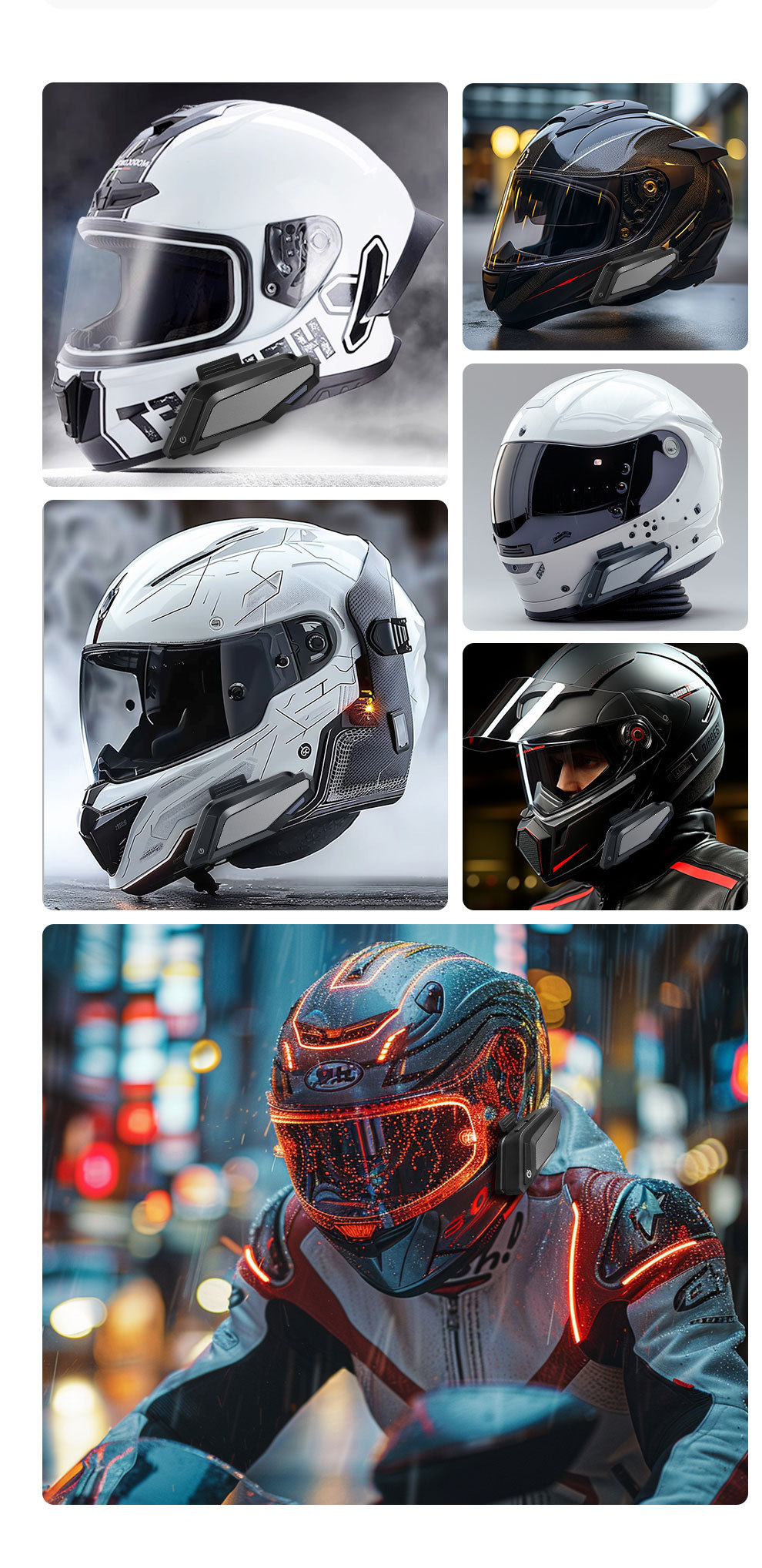 Motorcycle helmet Bluetooth headset full helmet revealing helmet private model source manufacturer