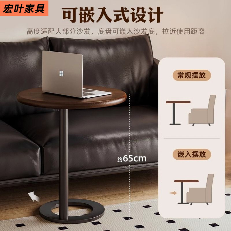 Medieval Style Solid Wood Side Table Sofa Side Cabinet Side Table Living Room 2025 New Bedside Creative Round Coffee Table Small Table Medieval Style Solid Wood Side Table Sofa Side Cabinet Side Table Living Room 2025 New Bedside Creative Round Coffee Table Small Table