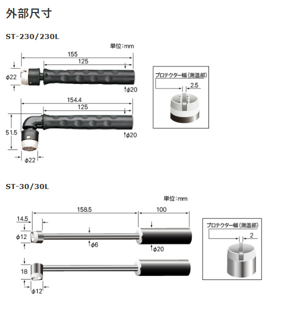 九州工业品日本rkcinst便携式温度计ST系列