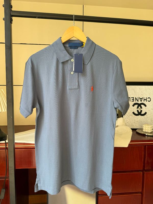 高品質スキャン可能なポニー刺繍男性poloシャツPL半袖tシャツ襟綿上着男|undefined