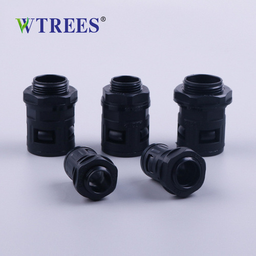 German-made PG nylon corrugated pipe connector wire and cable plastic direct plug-in corrugated pipe hose quick connection straight plug
