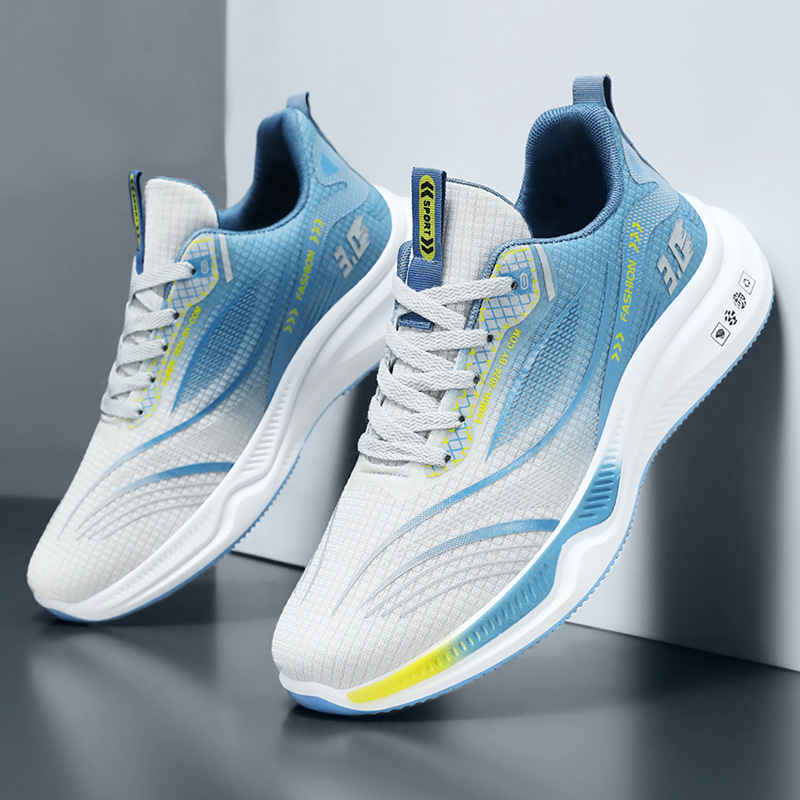 Calzado deportivo para hombre verano nuevo color a juego de moda zapatos casuales comercio exterior sneakers zapatos para hombre suela suave zapatos para correr ligeros