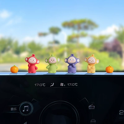 Creative Car Ornaments Cartoon: Car ornaments - multiple-options-available-see-details-page-4-cute-little-thread-babies-shishi-ruyi-free-traceless-stickers