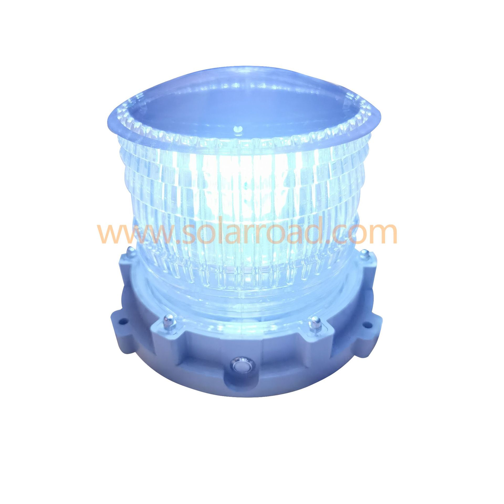 河道港口和码头专用太阳能警示信号灯太阳能航标安全警示灯