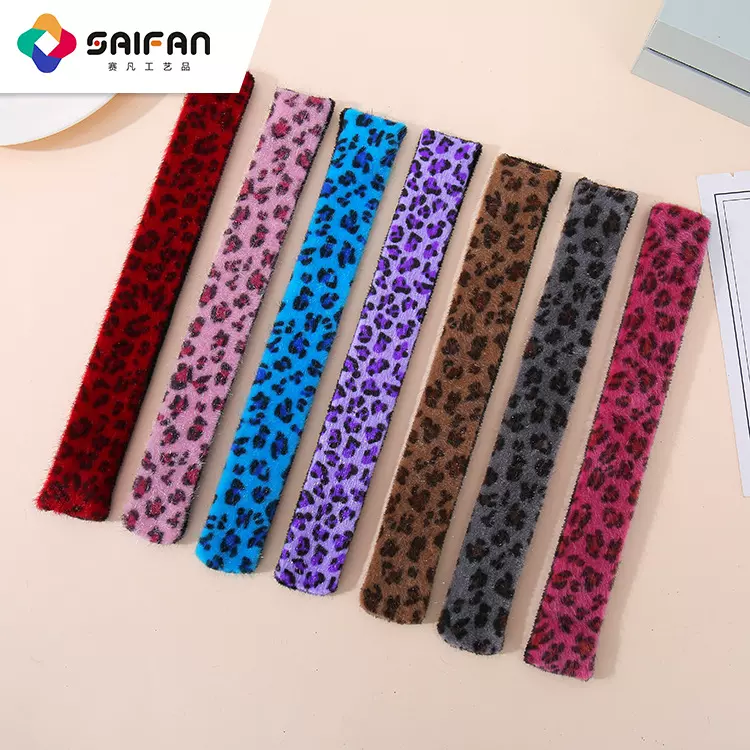 欧美亚马逊专供啪啪圈手环豹纹拍拍圈首饰儿童手环女创意手腕带