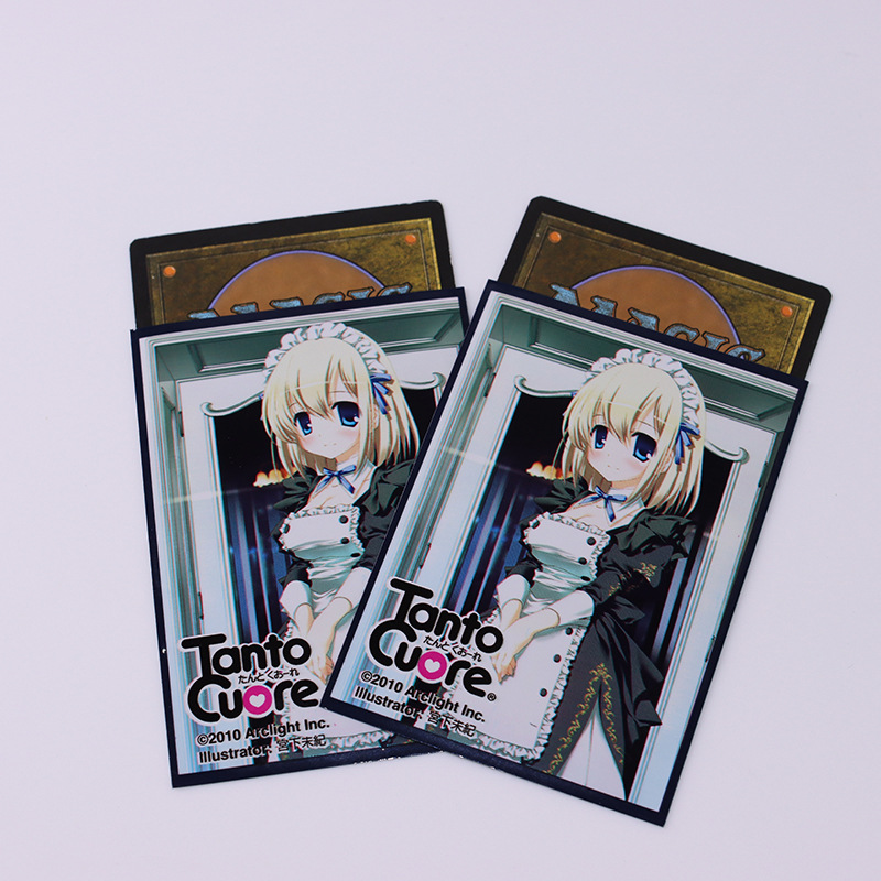 Cubierta de tarjeta mágica CPP tres reinos matan tarjeta mágica cubierta de tarjeta de juego cubierta de tarjeta de impresión compuesta transparente esmerilado bolsa de tarjeta al por mayor