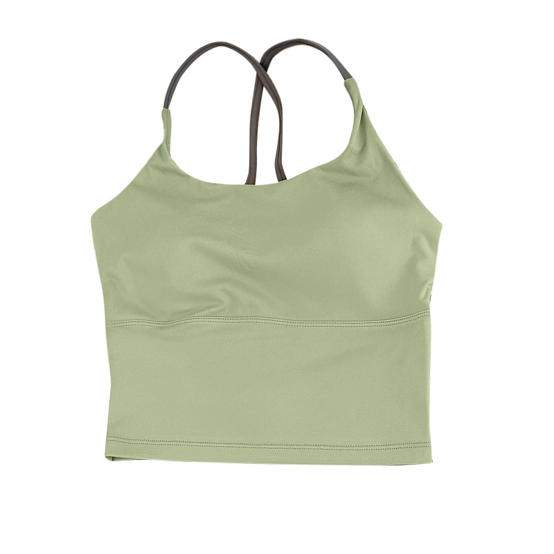 Cross Beauty Back Sports Underwear Shock-proof Quick-drying Yoga Fitness Vest Fitness Clothing Women_desvips.com