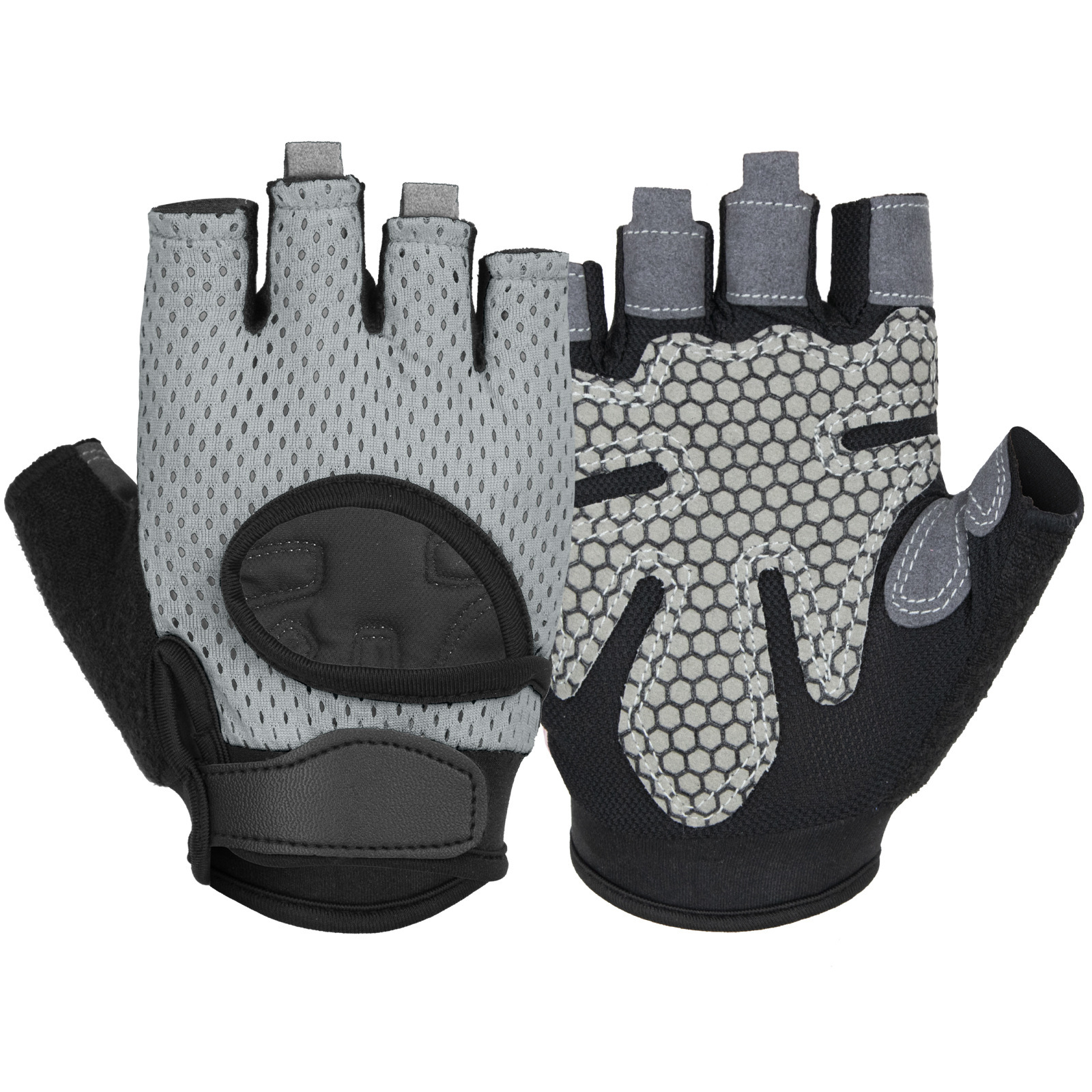 MKAS guantes de fitness protector de muñeca todo en un dispositivo de entrenamiento de fuerza de medio dedo para hombres guantes deportivos de caballo