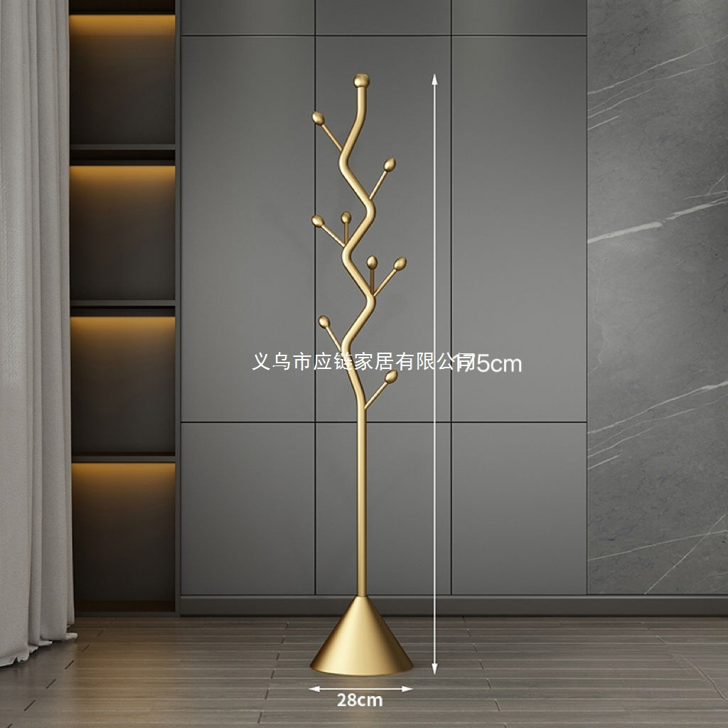 Simple Household Coat Rack for Bedroom, Freestanding Clothes Hanger, Simple Clothes Drying Rack, Room Bag Hanging Rack