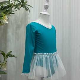 女童长袖舞蹈服 练功服 芭蕾舞服体操服演出服连体舞蹈