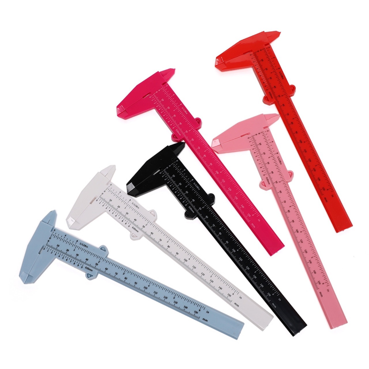 游标卡尺塑料卡尺 塑料游标卡尺学生卡尺实验测量工具规格0-150mm