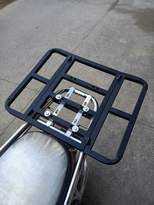 Motorcycle Folding Rack, Electric Vehicle Rack, Bicycle Iron Scooter Tail Rack, Take-Out Box Car Rack