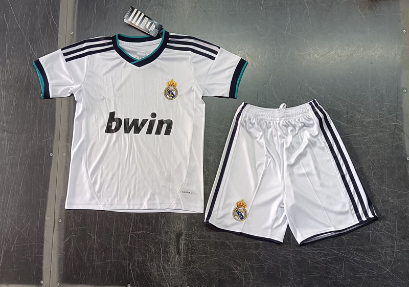 レトロサッカーユニフォーム半袖子供服スーツバルセロナレアルマドリードジャージインテルナツィオーネ代表チームブラジルアルゼンチンベビー服|undefined