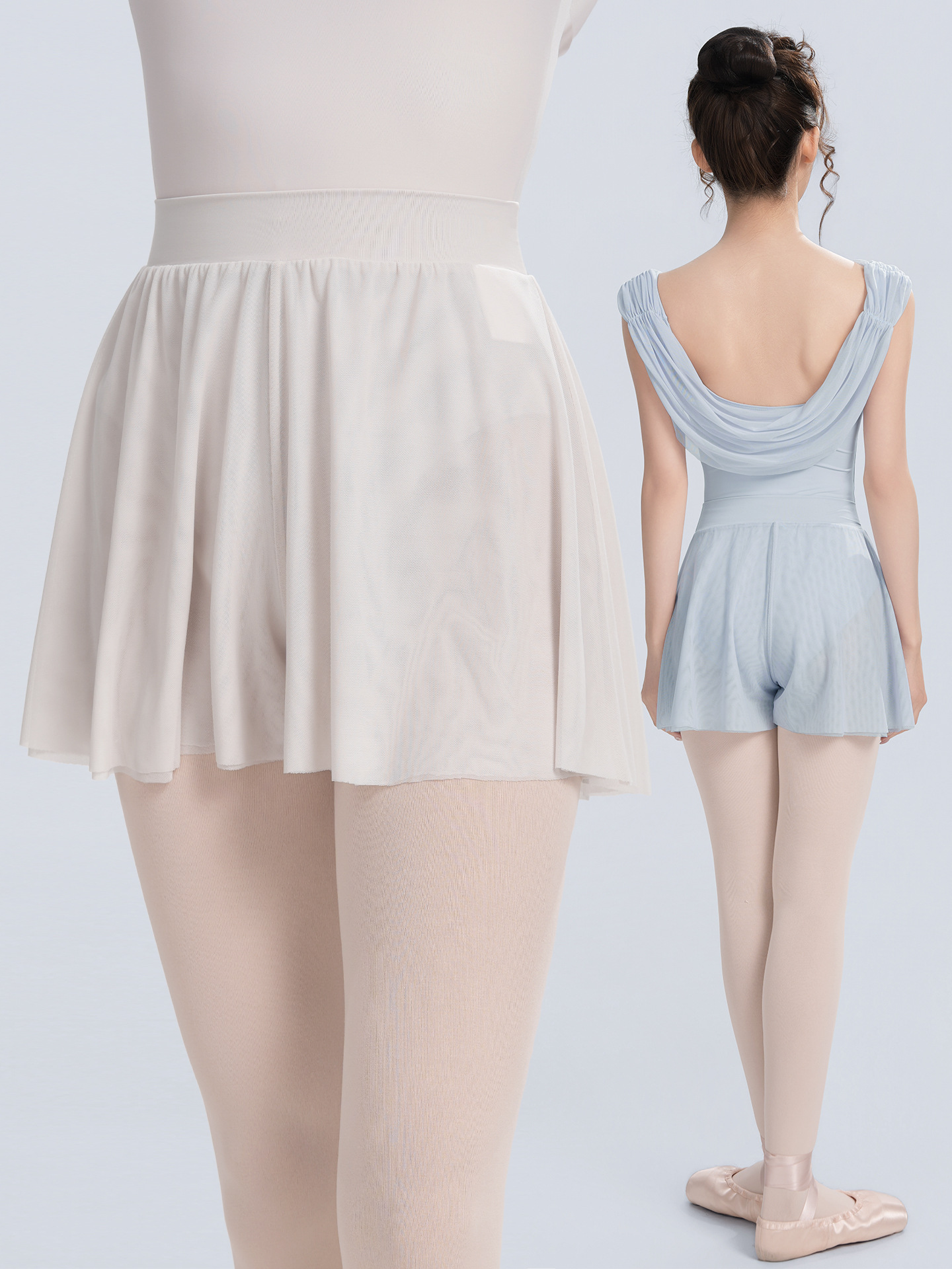 Pantalones de baile pantalones cortos de baile de malla suave de verano para mujer ropa de práctica de baile chino étnico para adultos pantalones de baile corporal