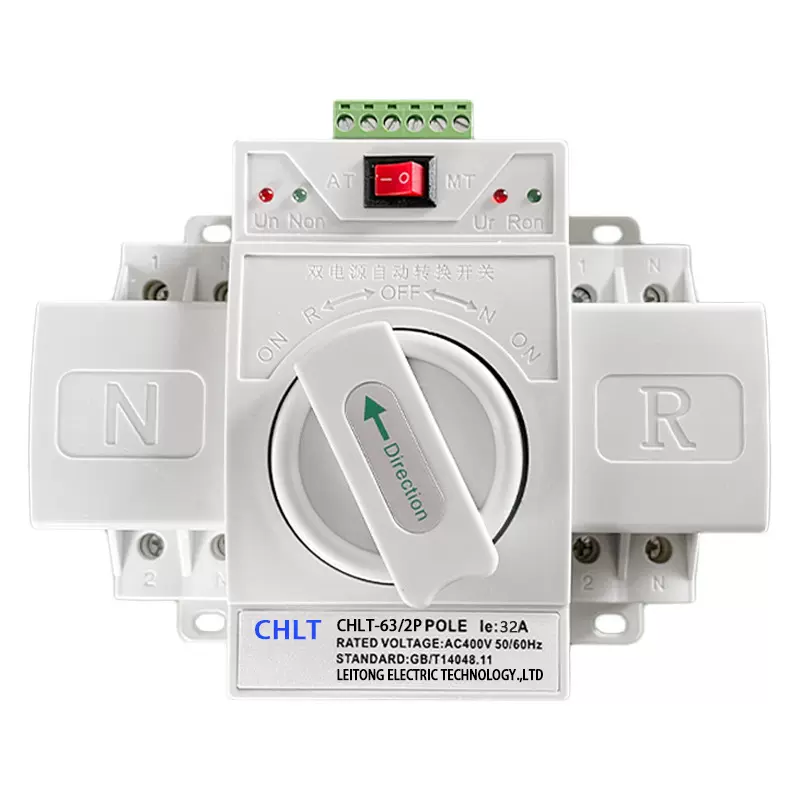 双电源自动切换开关 32A 63A CB级切换开关迷你型 英文出口