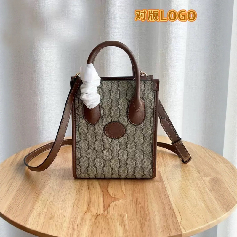 Direct Cross-border New Classic Old Flower Double G1955 Music Bag Genuine Leather Retro Single Shoulder Crossbody Women's Handbag Direct Cross-border New Classic Old Flower Double G1955 Music Bag Genuine Leather Retro Single Shoulder Crossbody Women's Handbag
