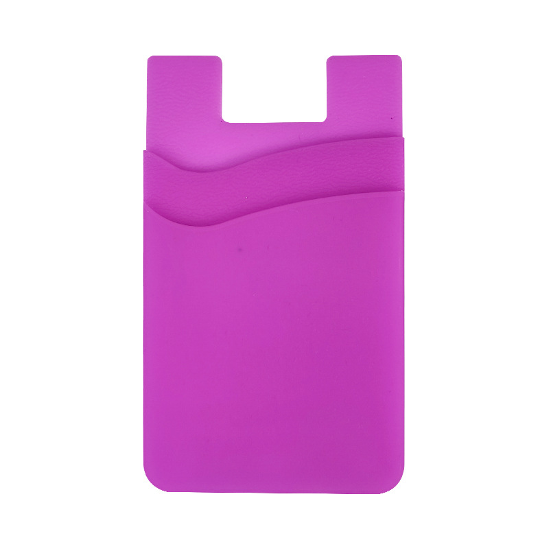 보라색(이중층) 실리콘 카드 스티커(네이키드)