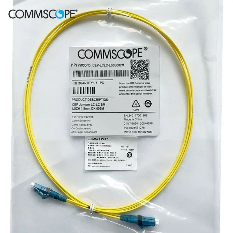 Спотовый CommP оптоволоконный джемпер одномодовый 40G готовое волокно джемп CEP-LCLC-LSOB010M желтый 2–30 метров