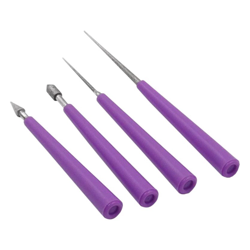 Перл из бисера ручка DIY Ювелирный инструмент шлифовальная игла алмазный напильник набор из 4 комплектов