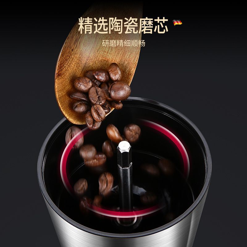 手摇咖啡磨豆机手磨可拆卸便携研磨器咖啡机陶瓷磨芯粗细可磨豆器
