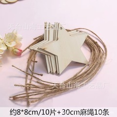 クリスマス装飾品木製ペンダントクリエイティブ彫刻木製クリスマスツリー装飾品木製工芸品