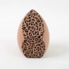 Leopard print three-cut coffee