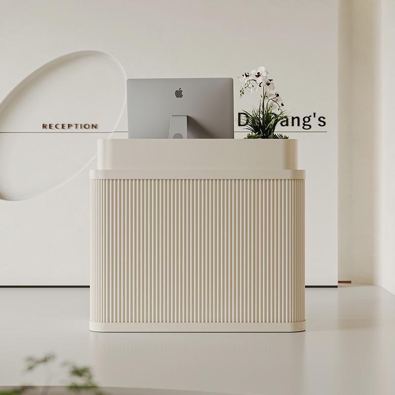 Small Wind Front Desk Cream Bar Guide Welcome Desk Reception Cashier Beauty Salon Information Desk Hotel Table Simple Small Wind Front Desk Cream Bar Guide Welcome Desk Reception Cashier Beauty Salon Information Desk Hotel Table Simple