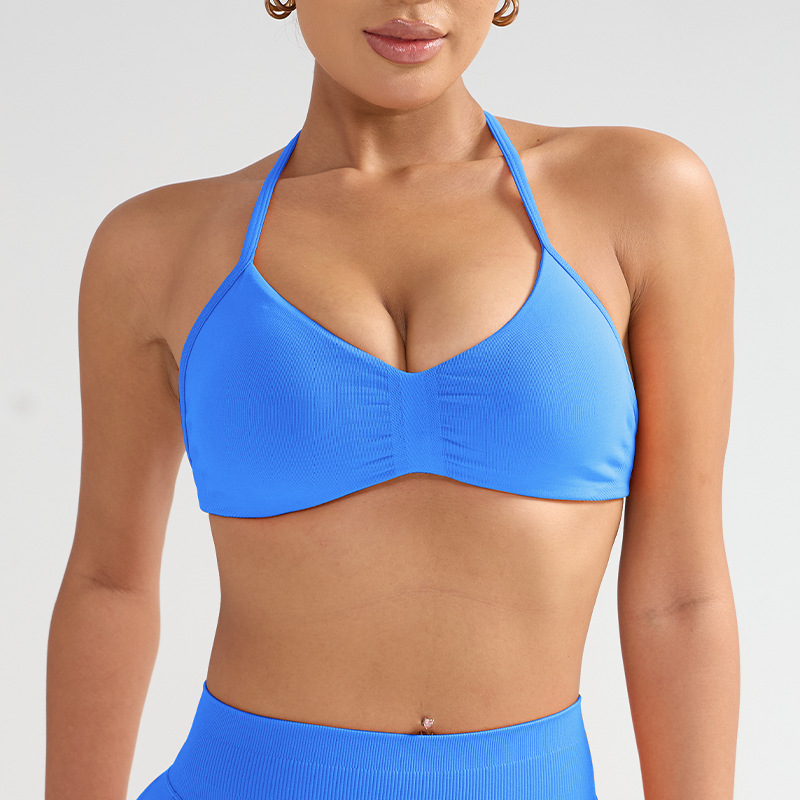 Electric blue [halter neck short style]
