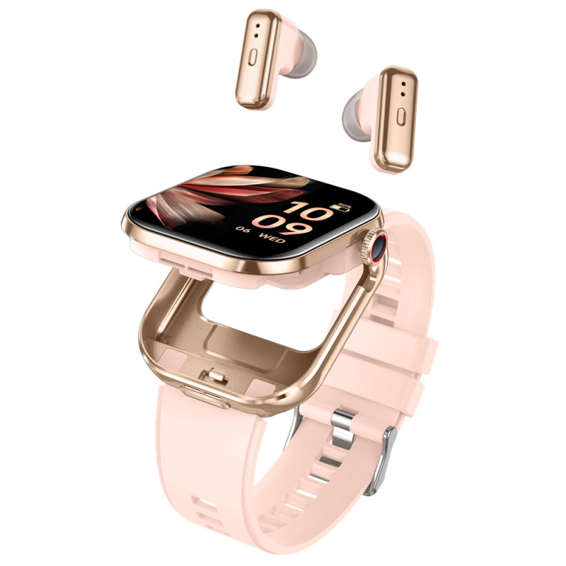 Cross-Border T99 Smart Watch Tws Earphones Two-In-One Sports Watch Voice Assistant Bluetooth Calls and Listening to Music Cross-Border T99 Smart Watch Tws Earphones Two-In-One Sports Watch Voice Assistant Bluetooth Calls and Listening to Music