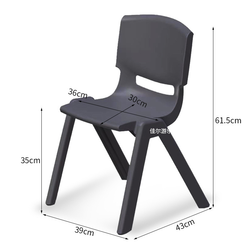 silla de respaldo de jardín de infantes silla para niños taburetes gruesos silla de comedor de plástico pequeño taburete doméstico pequeño image 47