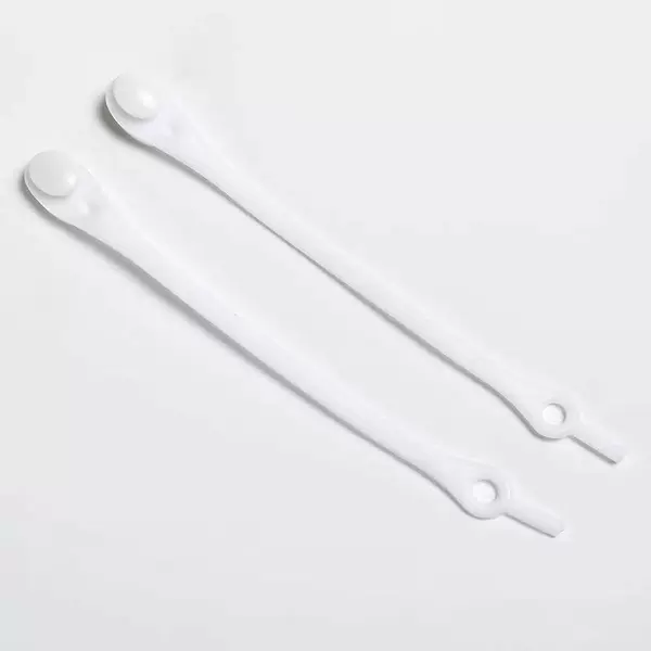 White shoelaces