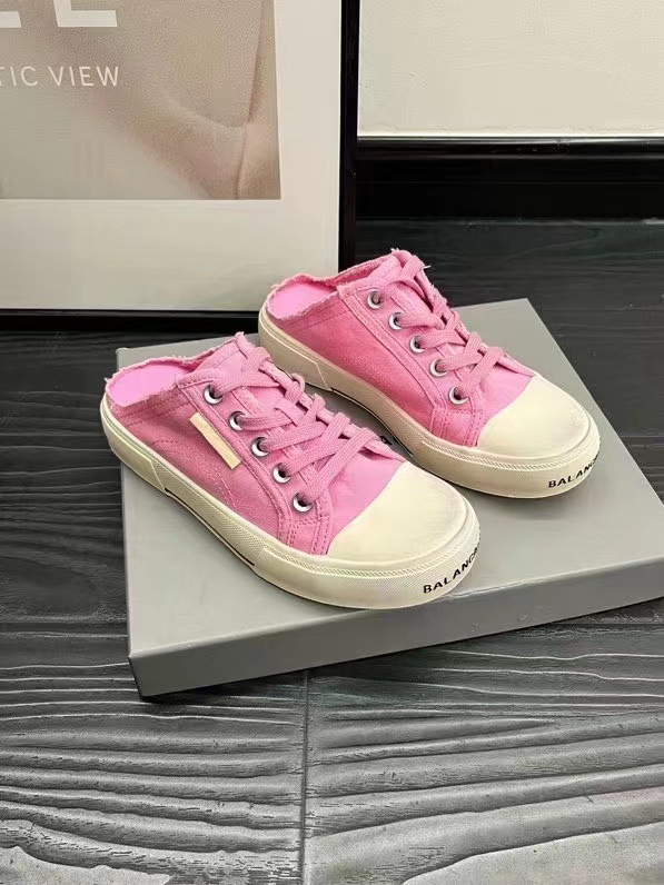 Unisex Casual Canvas Schuhe Pariser Retro Distressed Schnürer_voghion.com