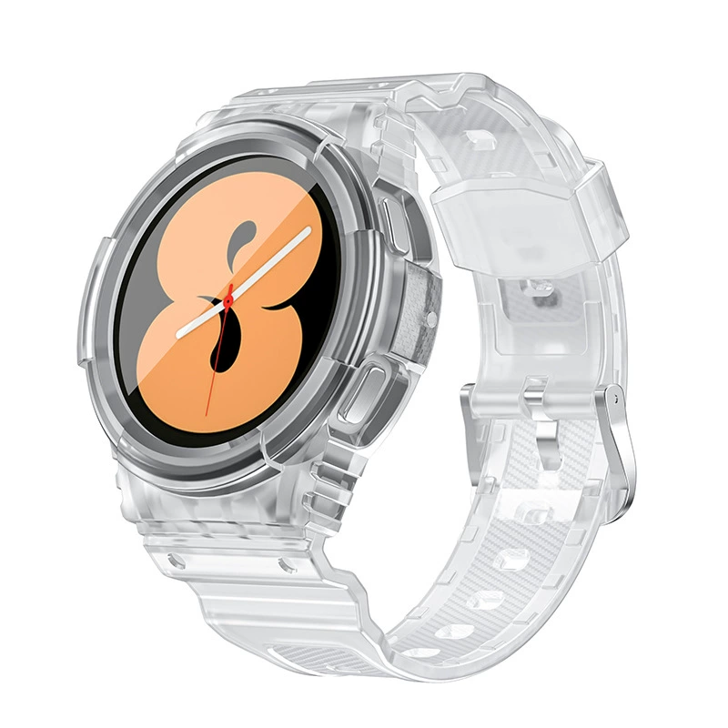 Samsung, protective case, transparent watch strap, 44mm