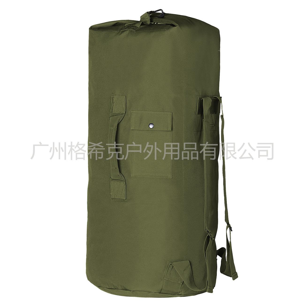 Extra-large capacity outdoor adjustable double-shoulder bucket bag suitable for mountaineering, camping, and other activities. The fabric is wear-resistant and durable