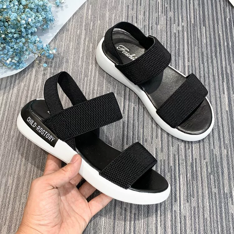 Sports Sandals Women, Elastic Summer Beach Footwear, Breathable Straps, Sizes 35–40