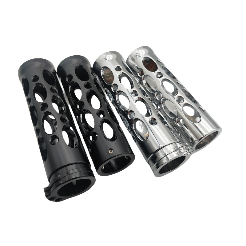 Motorcycle handlebar grips, retro Harley-style, for large-displacement bikes, 25mm handlebar diameter, direct from the factory