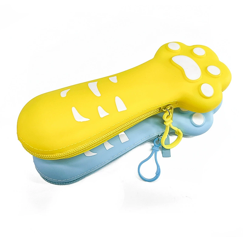 乐顿 Silicone cute cartoon pencil case, storage bag for students, custom-made