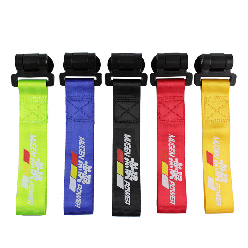 Cross-border car modification trailer rope JDM trailer belt Unlimited trailer traction belt insurance front bumper ribbon car supplies