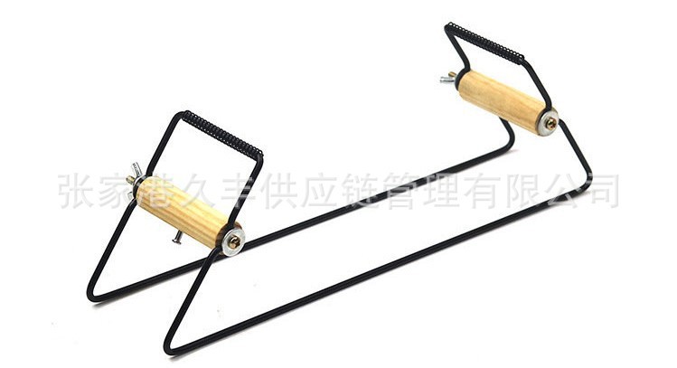 Nueva mano de cuentas máquina de tejer DIY pulsera tejida hilo Máquina Metal Acero inoxidable simple marco grano máquina de tejer