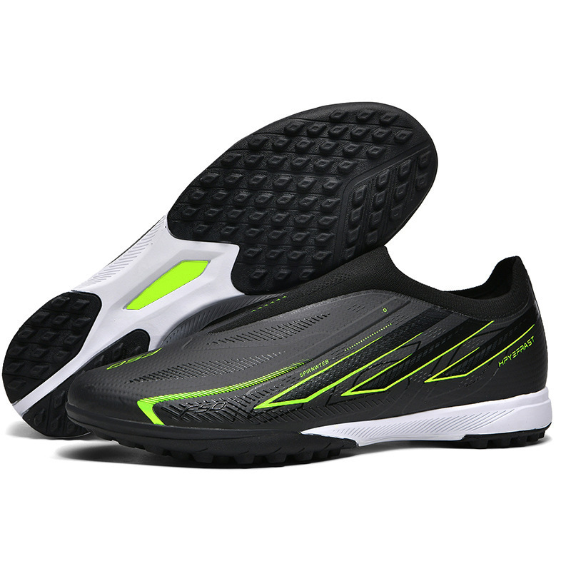 Zapatos de Fútbol de Corte Bajo con Tejido de TPU Transpirable para Césped Artificial y Natural